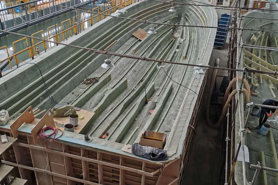 قارب تجريبي سريع لتصنيف FRP Lloyd بطول 20 مترًا من Grandsea للبيع