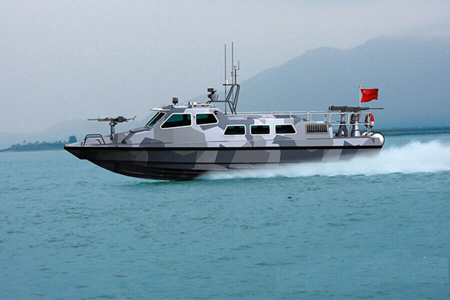 Grandsea 12.7m زورق دورية للإشراف الحكومي عالي السرعة من الألومنيوم للبيع