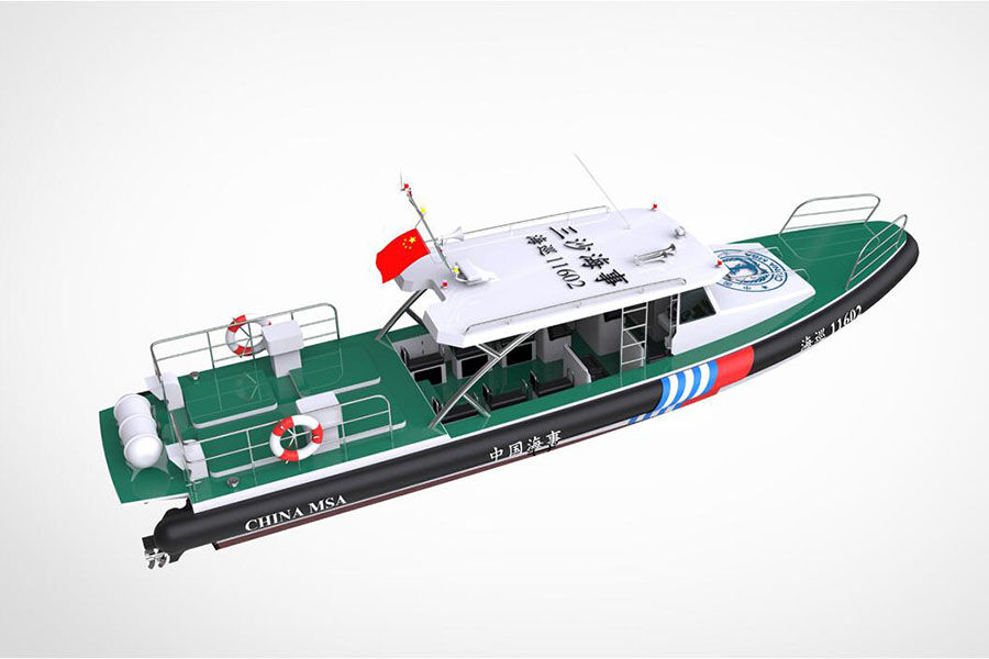 40ft Aluminum Military Coast Guard High-speed Patrol Boat for Sale