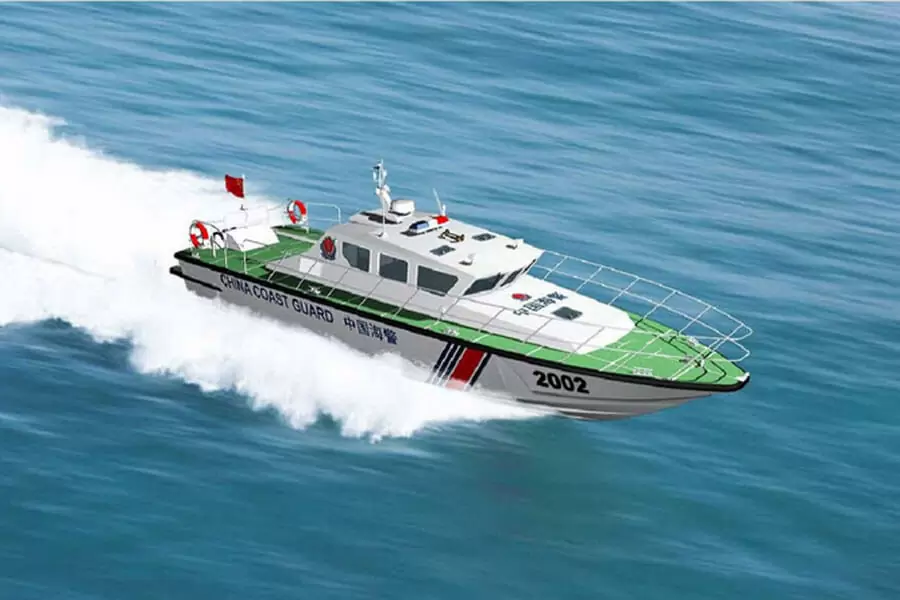 قارب دورية Grandsea الألومنيوم عالي السرعة لخفر السواحل 21 م للبيع