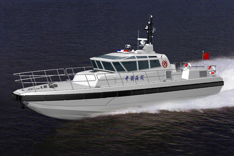15m FRP Marine Diesel Inboard Coast Guard Patrol Boat for Sale