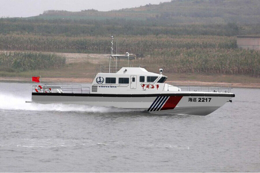Grandsea 21m FRP 25 عقدة زورق دورية لخفر السواحل العسكرية للبيع