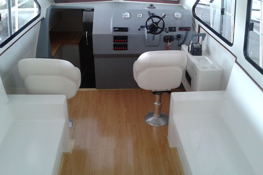 45 قدم عالية السرعة خفر السواحل قارب دورية من الألياف الزجاجية للبيع