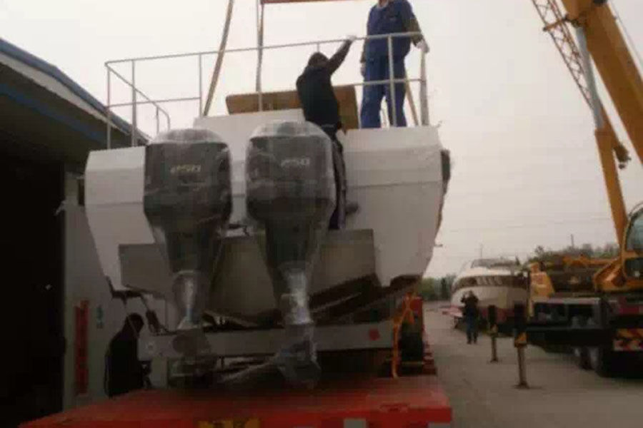 45 قدم عالية السرعة خفر السواحل قارب دورية من الألياف الزجاجية للبيع