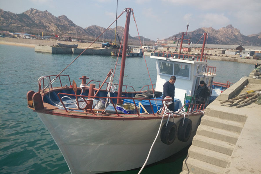 13.6m Fiberglass Commercial Trawler Fishing Boat for Sale