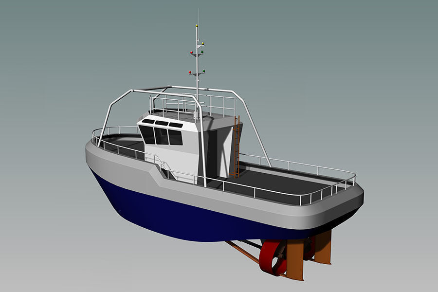 Grandsea Offshore Use 16m 1600hp Steel Tug Boat for Sale