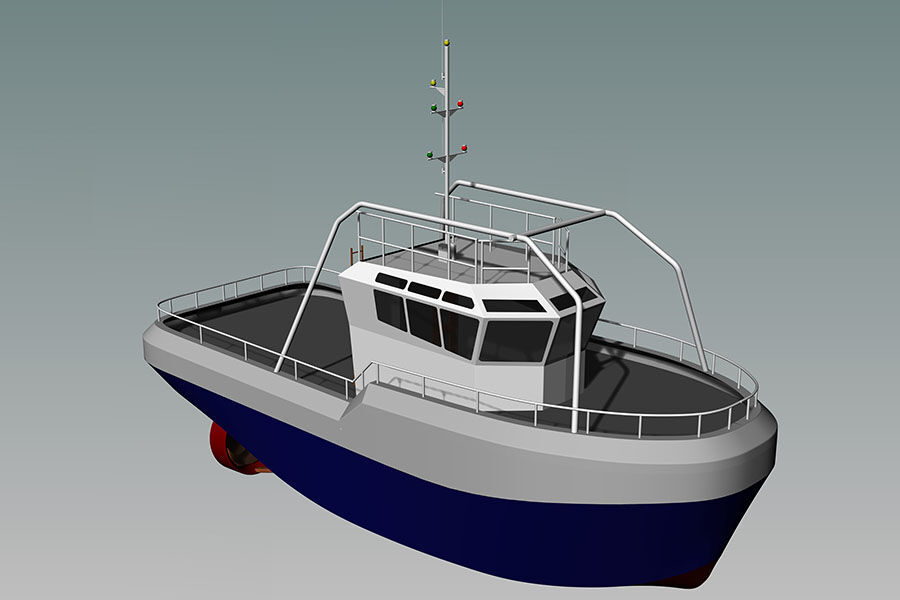 Grandsea Offshore Use 16m 1600hp Steel Tug Boat for Sale