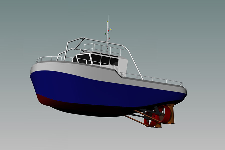 Grandsea Offshore Use 16m 1600hp Steel Tug Boat for Sale