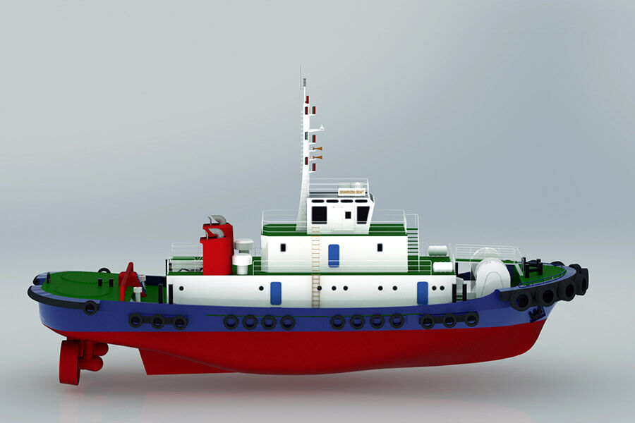 Grandsea Length 40m Ocean Going 4000hp ASD Tugboat للبيع