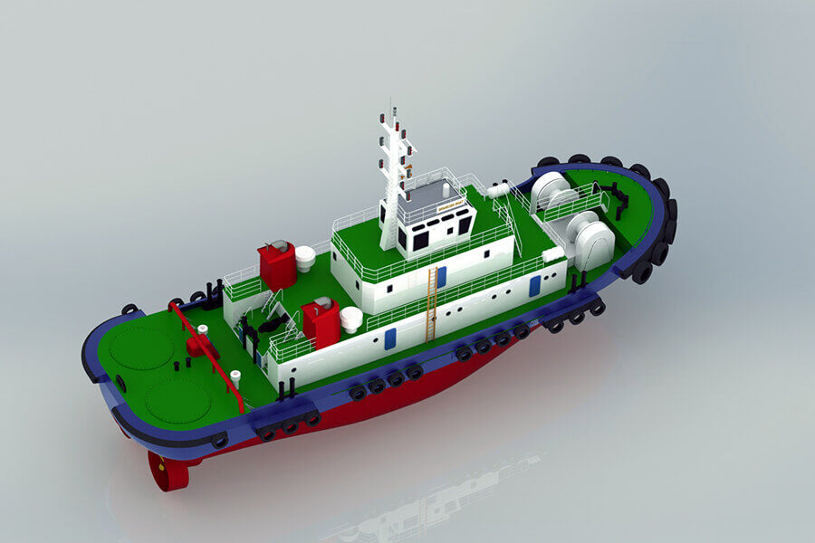 Grandsea Length 40m Ocean Going 4000hp ASD Tugboat للبيع