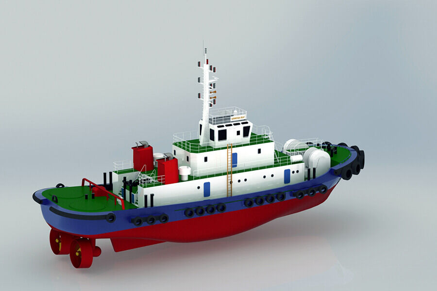 Grandsea Length 40m Ocean Going 4000hp ASD Tugboat للبيع