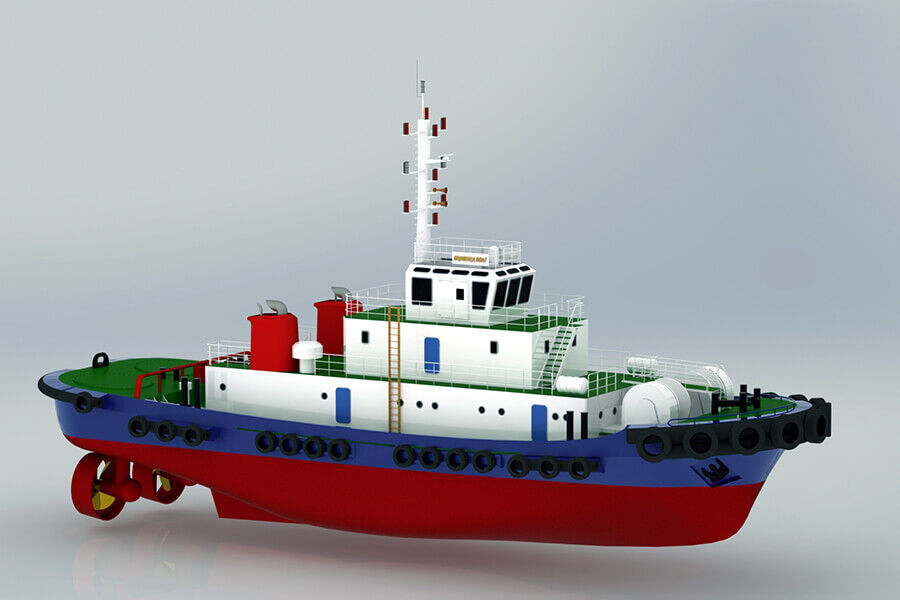 Grandsea Length 40m Ocean Going 4000hp ASD Tugboat للبيع