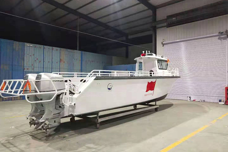  32ft Aluminum Sea Farming Use Aquaculture Work Boat for Sale