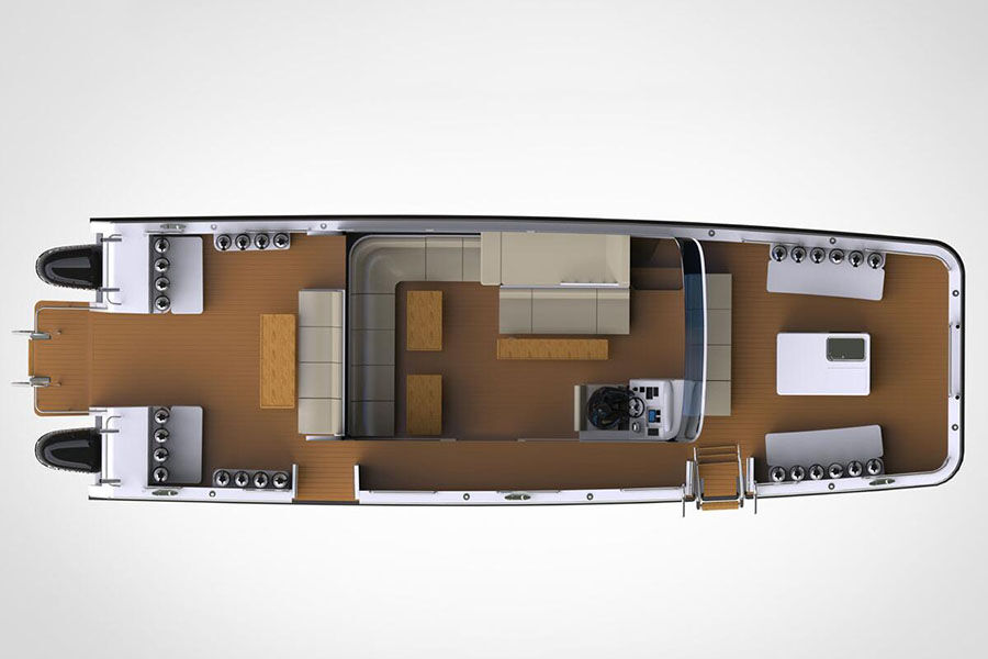 Grandsea 12m Aluminium Catamaran Diving and Scuba Boat للبيع