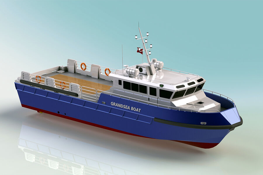 Grandsea 22m Aluminium Offshore Supply Boat / Crew Boat / Work Boat للبيع