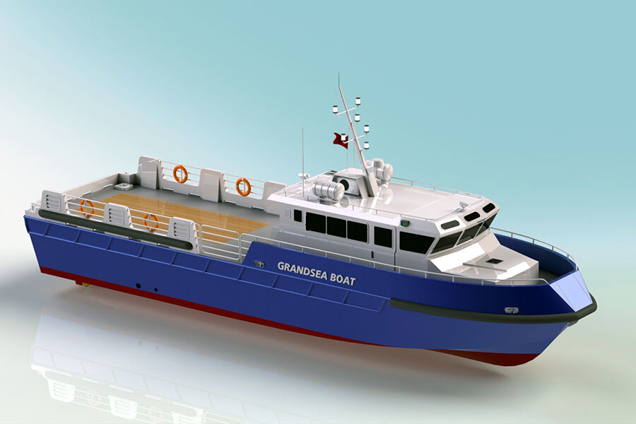 Grandsea 22m Aluminium Offshore Supply Boat / Crew Boat / Work Boat للبيع