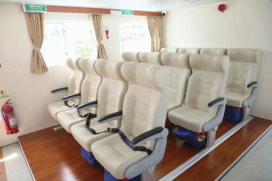 18.5 م من الألومنيوم كاتاماران للعمل وقارب منفعة للبيع