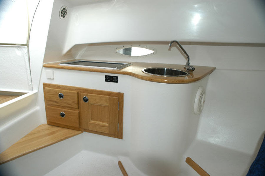 23ft Fiberglass speed Cabin Cruiser Boats للبيع