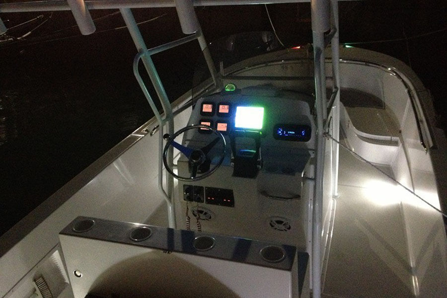 27 قدم وحدة التحكم المركزية السرعة قوارب الصيد المهنية الألياف الزجاجية للبيع