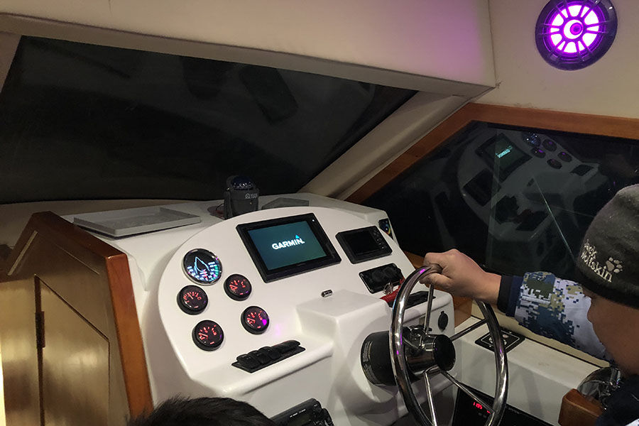 36ft Fiberglass Flybridge Cruiser Sport Fishing Boat For Sale