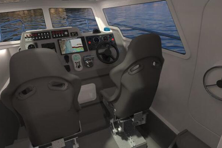 قارب الإنقاذ والإسعاف Grandsea 38ft FRP للبيع