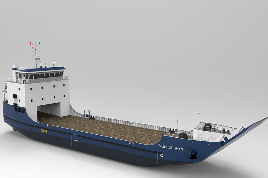 LCT 65m Cargo RORO Landing Craft And Fuel Carrier