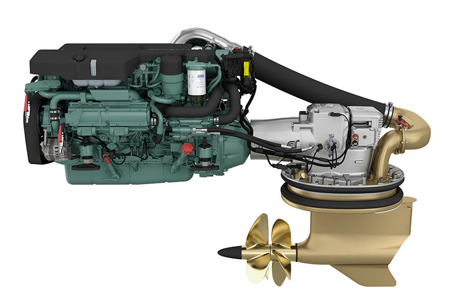 200HP-400HP السويد صنعت واستوردت محركات اليخوت والقوارب البحرية من فولفو للبيع في روسيا