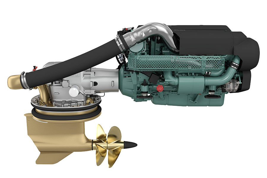 200HP-400HP السويد صنعت واستوردت محركات اليخوت والقوارب البحرية من فولفو للبيع في روسيا