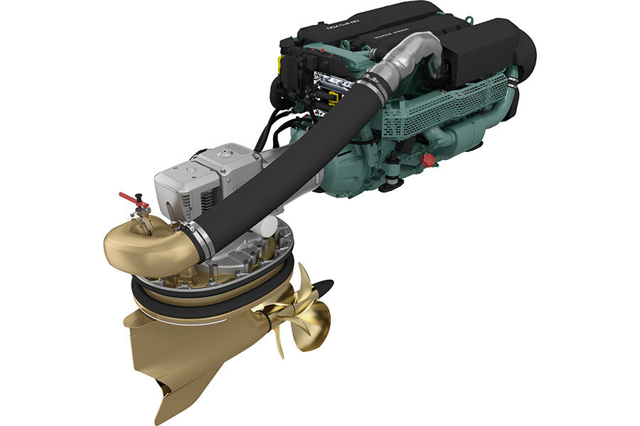 200HP-400HP السويد صنعت واستوردت محركات اليخوت والقوارب البحرية من فولفو للبيع في روسيا