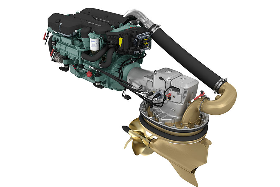 200HP-400HP السويد صنعت واستوردت محركات اليخوت والقوارب البحرية من فولفو للبيع في روسيا