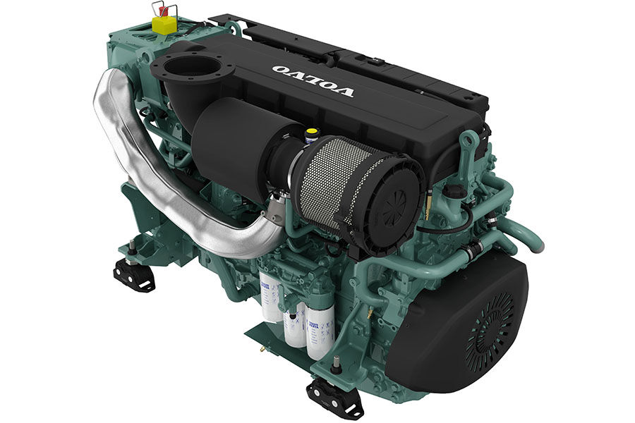 200HP-400HP السويد صنعت واستوردت محركات اليخوت والقوارب البحرية من فولفو للبيع في روسيا