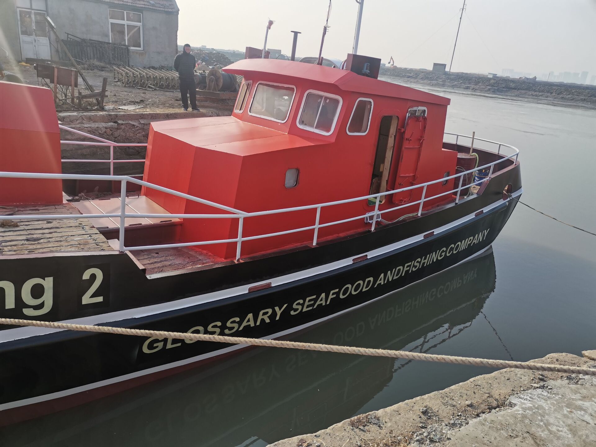 Grandsea 16.5m / 78ft Steel Hull Deep Sea Stern Trawler قارب صيد تجاري / سفينة / سفينة للبيع