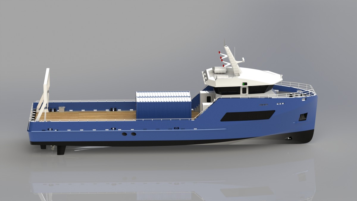زورق إمداد منصات سفن الخدمات السريعة Grandsea 32m زورق عمل سفينة المرافق السريعة