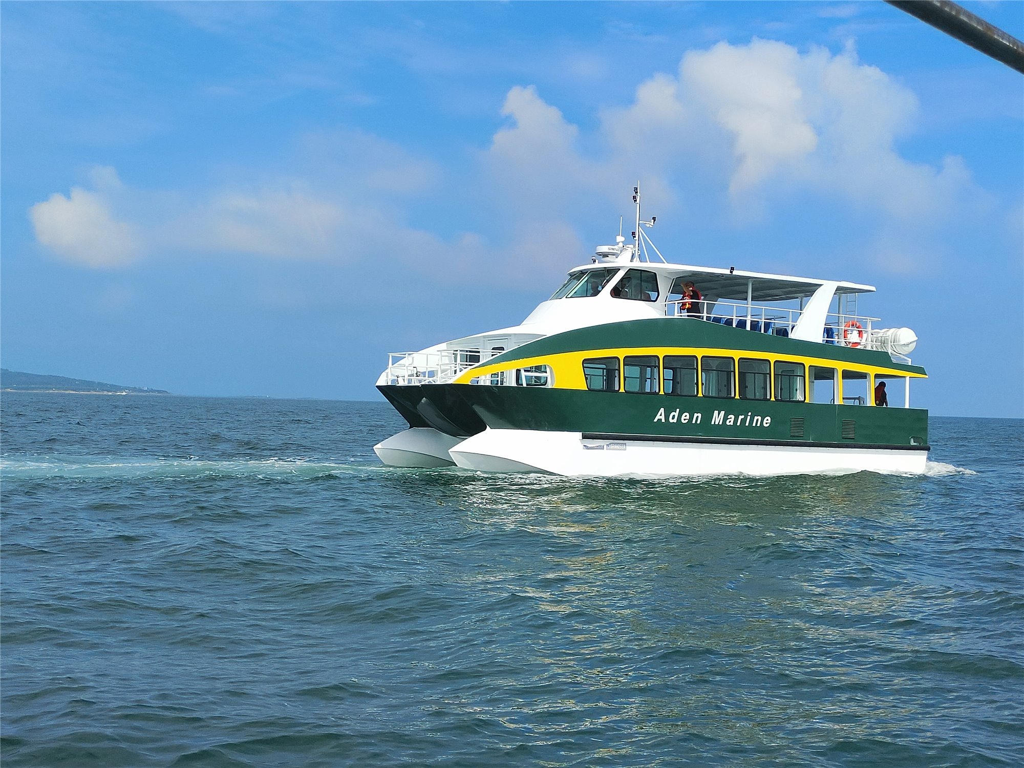 Grandsea 15m Aluminium Catamaran 78 Passenger Ferry Boat للبيع