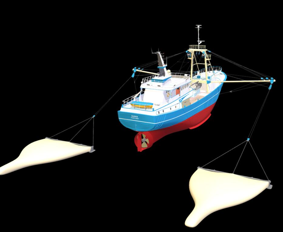 سفينة صيد Grandsea 32m Ocean Outrigger Trawler Side Beam زوج سفينة صيد للبيع