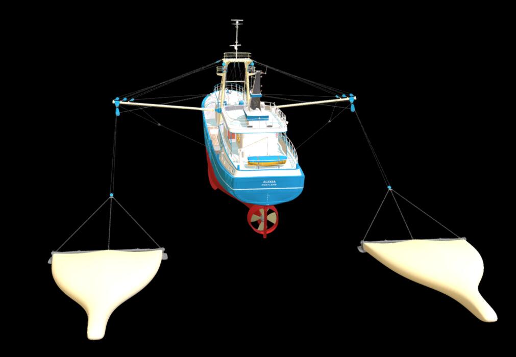 سفينة صيد Grandsea 32m Ocean Outrigger Trawler Side Beam زوج سفينة صيد للبيع