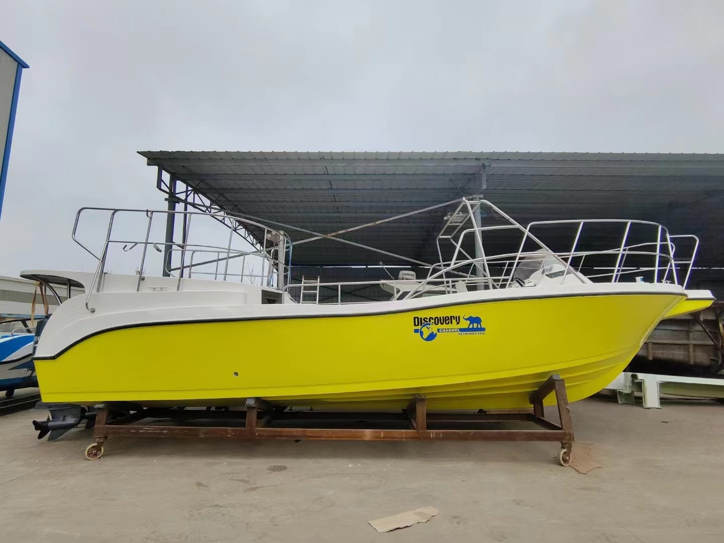 Grandsea 10.7m منصة سرعة مصنوعة من مادة الألياف الزجاجية قارب إبحار هوائي لشخصين للبيع