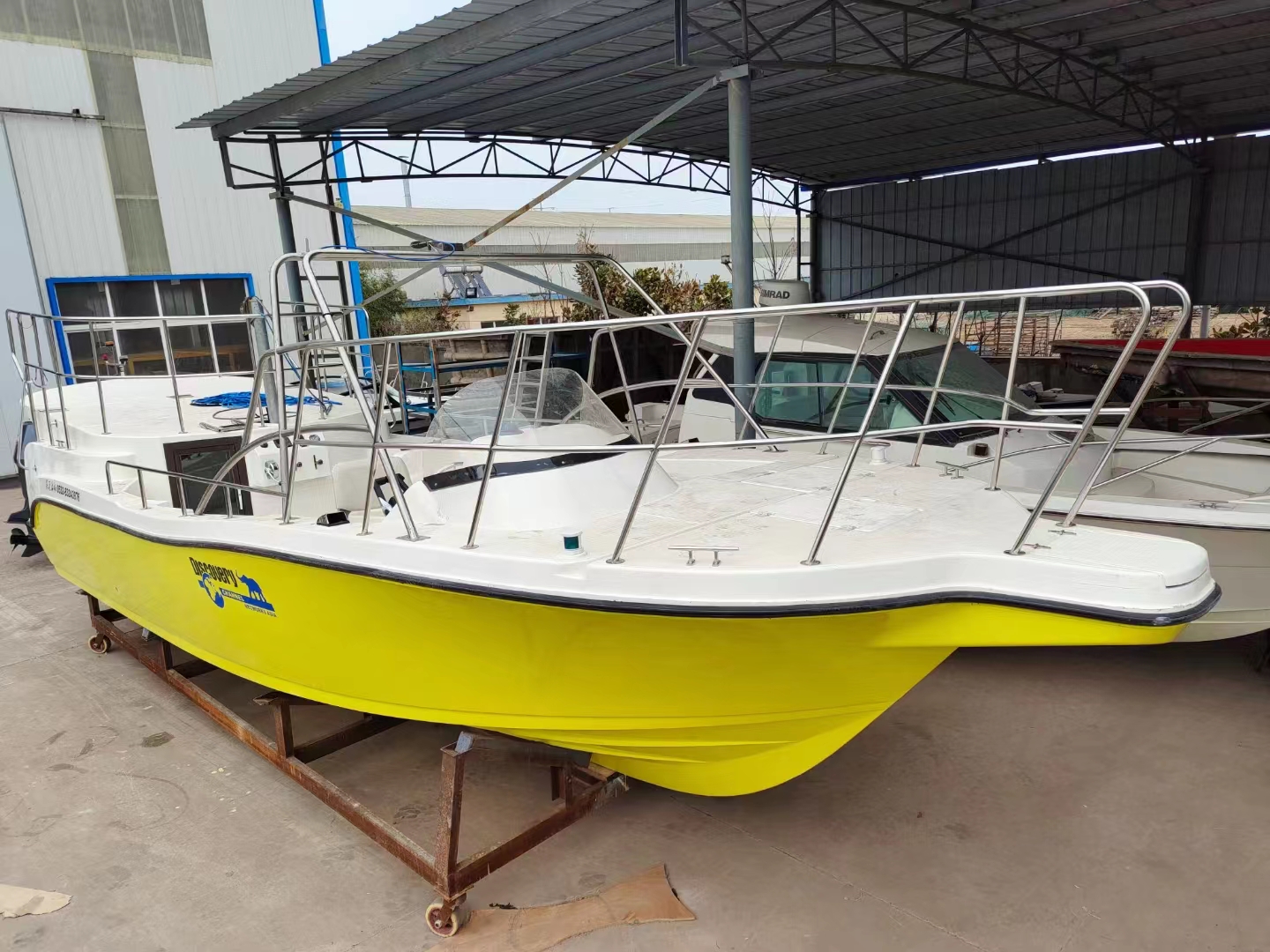 Grandsea 10.7m منصة سرعة مصنوعة من مادة الألياف الزجاجية قارب إبحار هوائي لشخصين للبيع