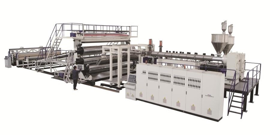 PE HDPE Geomembrane Waterproof Sheet Making Machine