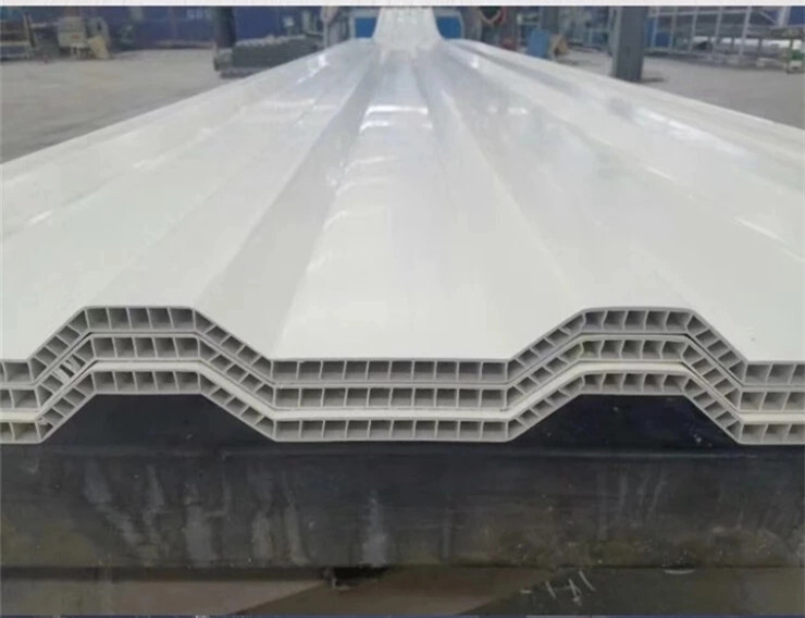 PVC Hollow Wave Roof Tile Making Machine