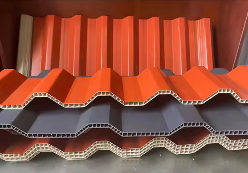PVC Hollow Wave Roof Tile Making Machine