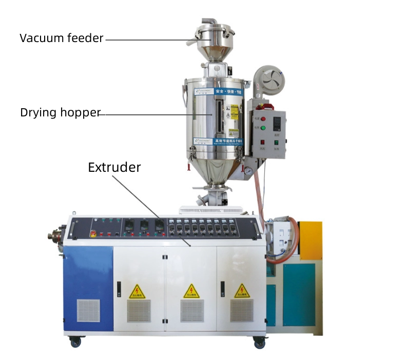 TPU PU Pneumatic Hose Making Machine TPU Transparent Air Tube Extrusion Line