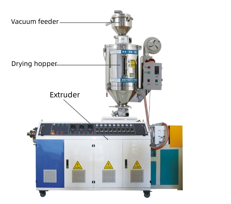 TPU PU PVC Pneumatic Hose Making Machine TPU Transparent Air Tube Extruder Line