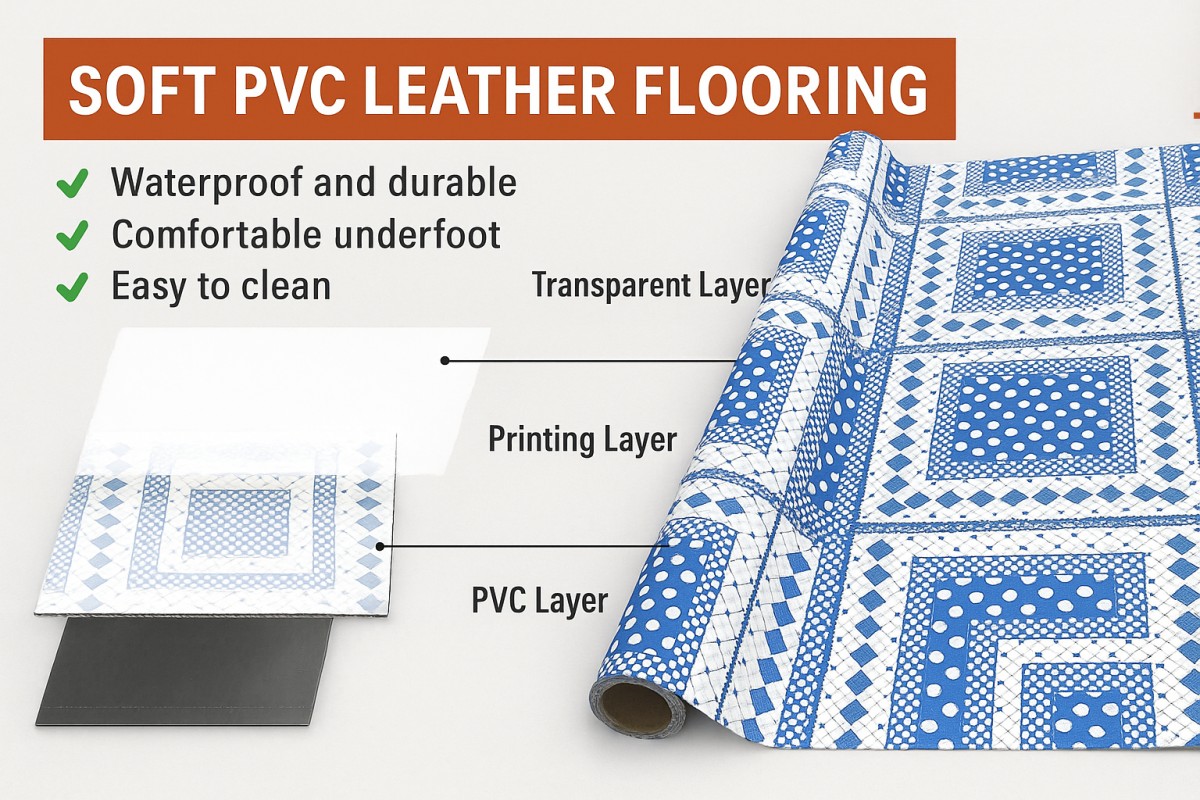 Leather Flooring Covering Roll