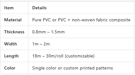 PVC Flooring Leather Extrusion Production Line