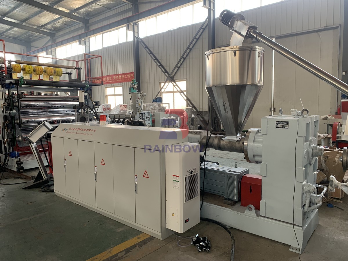PE Cable Protection Warning Tile Making Machine