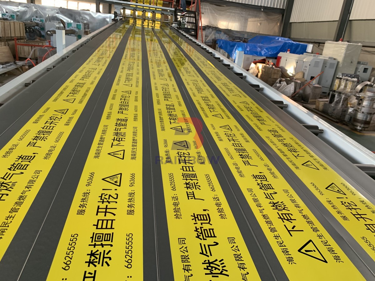 warning sheet making machine