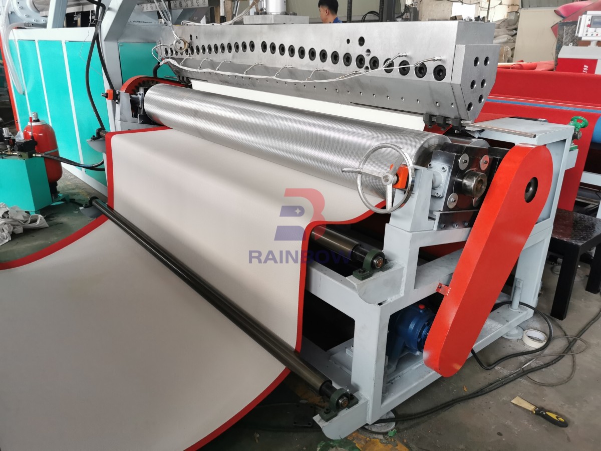 TPR / TPE carpet back coating grass turf back coating production line