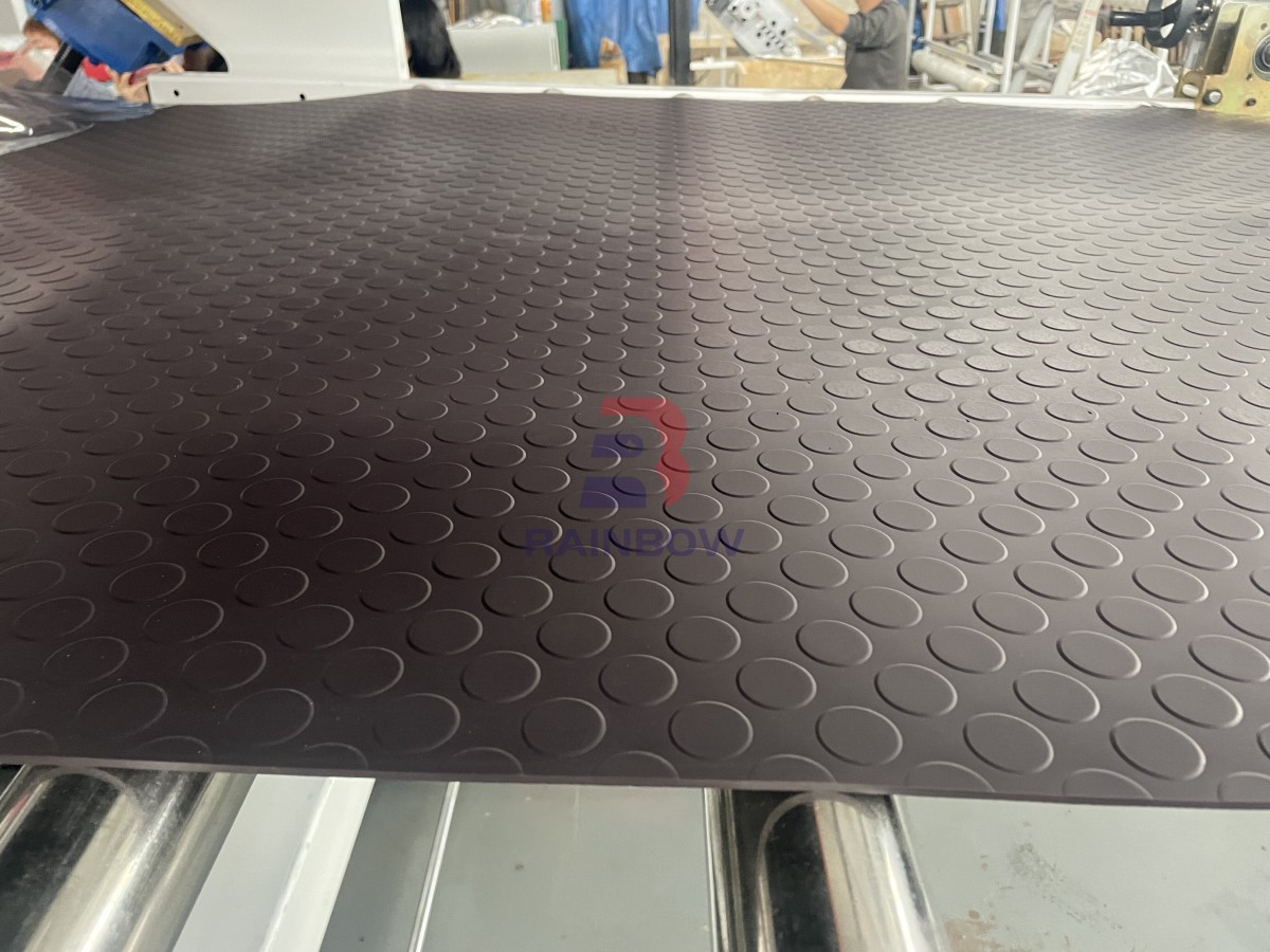 pvc dashboard mat machine