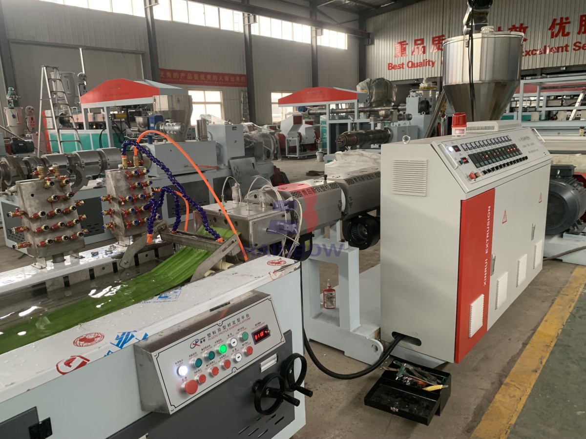 Plastic PVC PE Waterstop Sheet Profile Production Line Making Machine